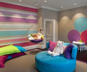 Цветной дизайн детской комнаты